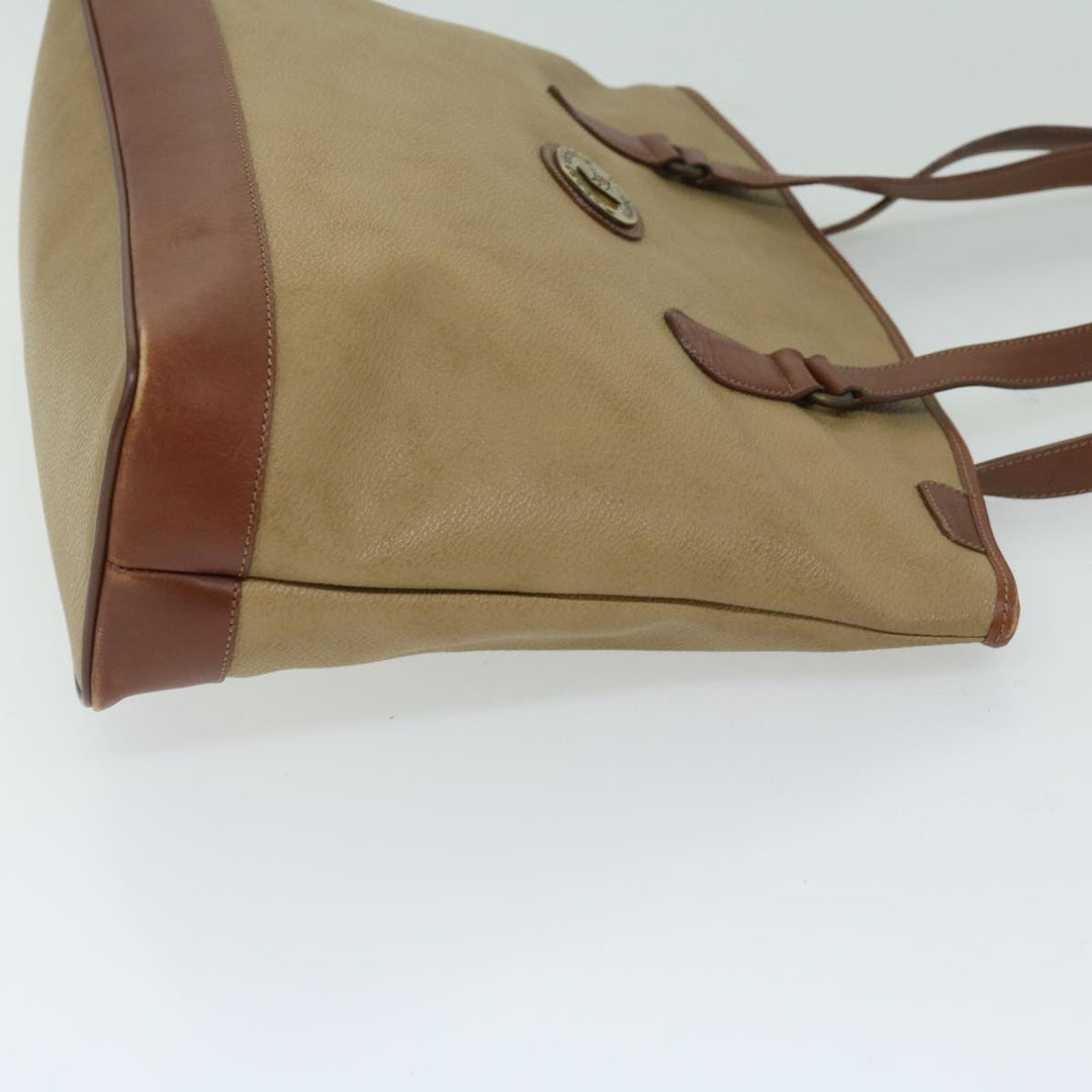 BurberrySs Shoulder Bag PVC Beige Auth ar11499