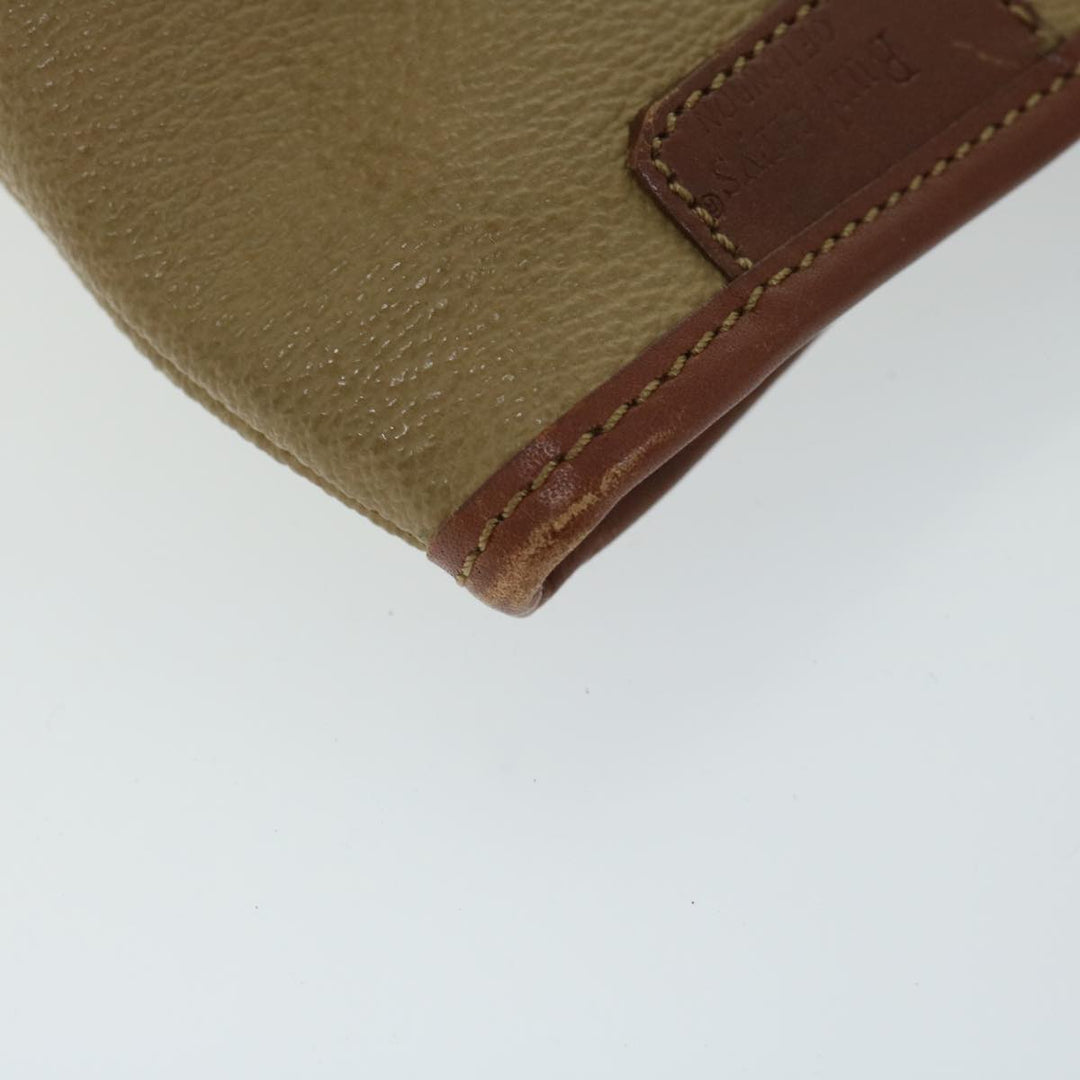BurberrySs Shoulder Bag PVC Beige Auth ar11499