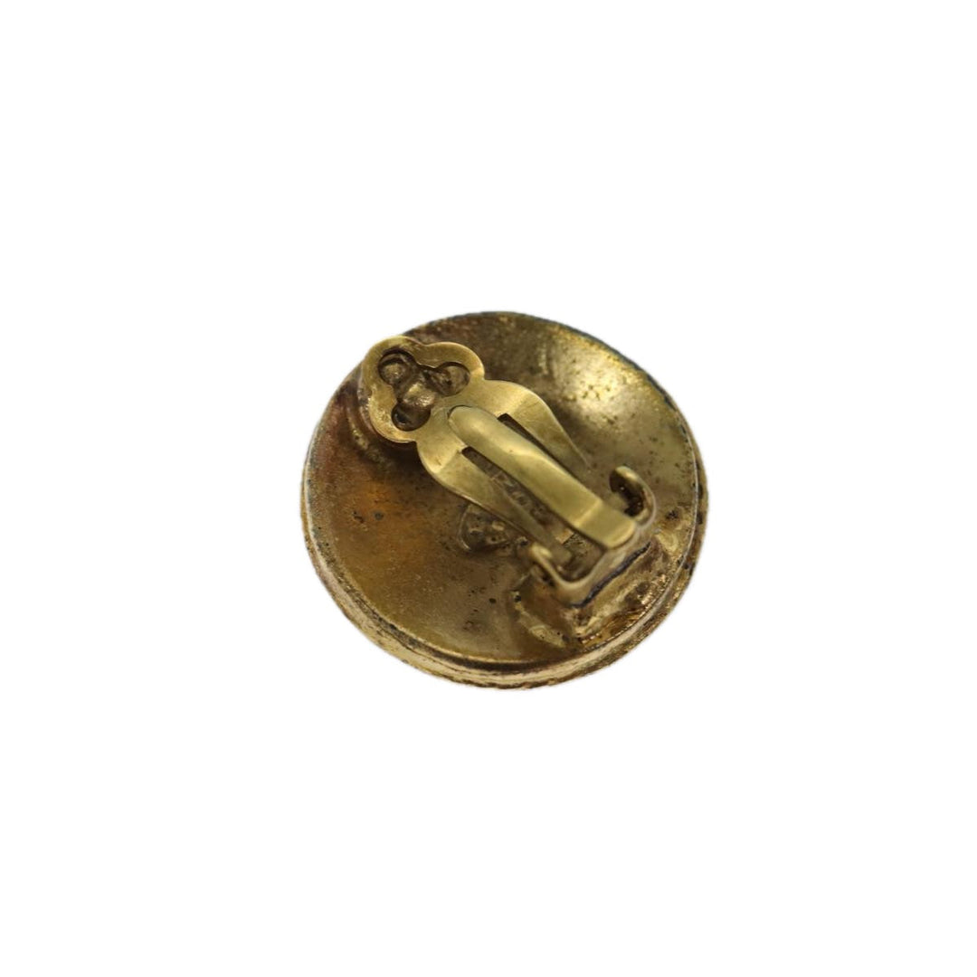 Top Quality Chanel COCO Mark Earring Gold CC Auth ar11601B