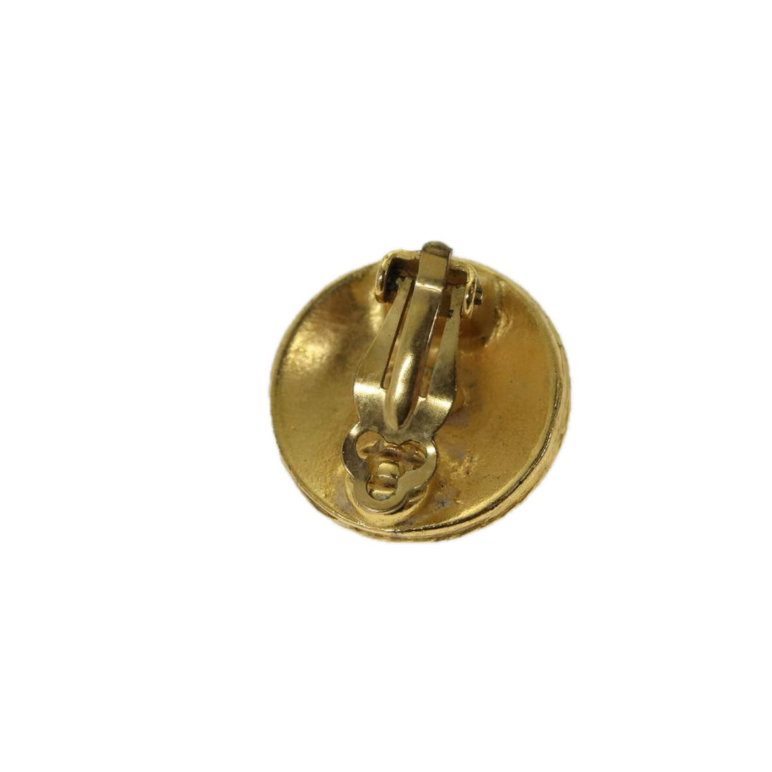 Top Quality Chanel COCO Mark Earring Gold CC Auth ar11602B