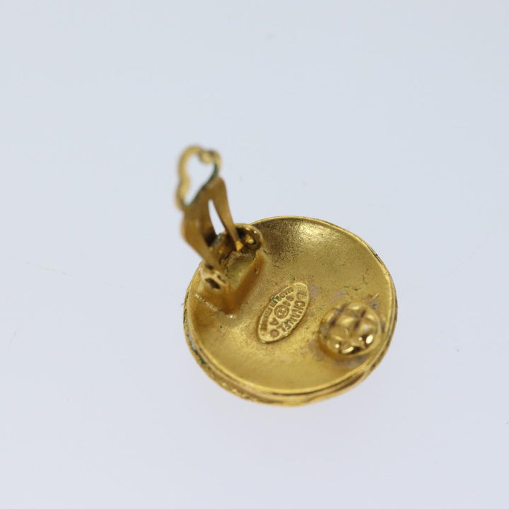 Top Quality Chanel COCO Mark Earring Gold CC Auth ar11602B