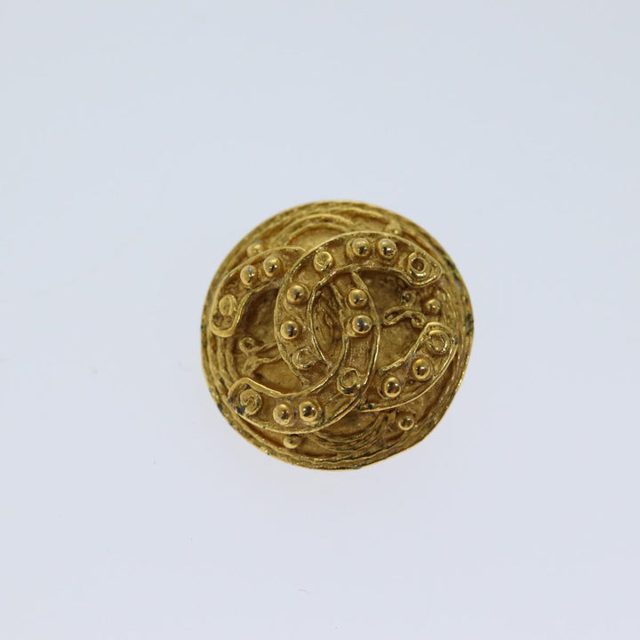 Top Quality Chanel COCO Mark Earring Gold CC Auth ar11602B