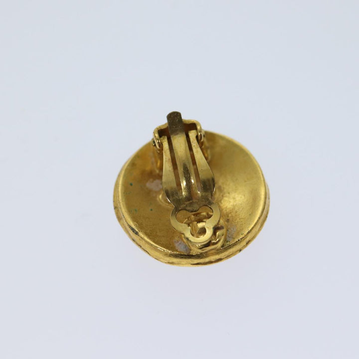 Top Quality Chanel COCO Mark Earring Gold CC Auth ar11602B