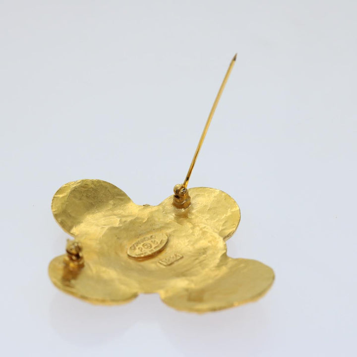Top Quality Chanel COCO Mark Brooch metal Gold CC Auth ar11604B