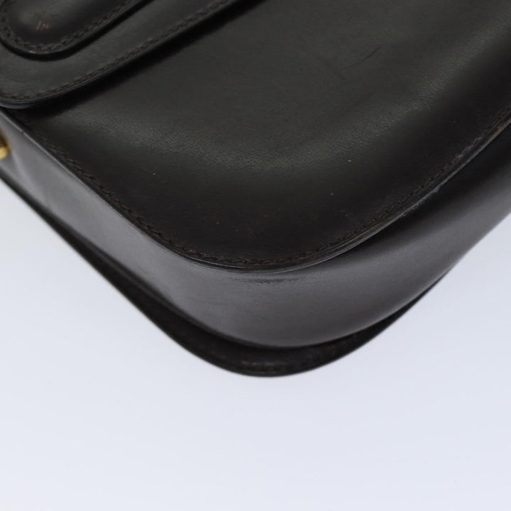 Celine Shoulder Bag Leather Brown  ar11623B