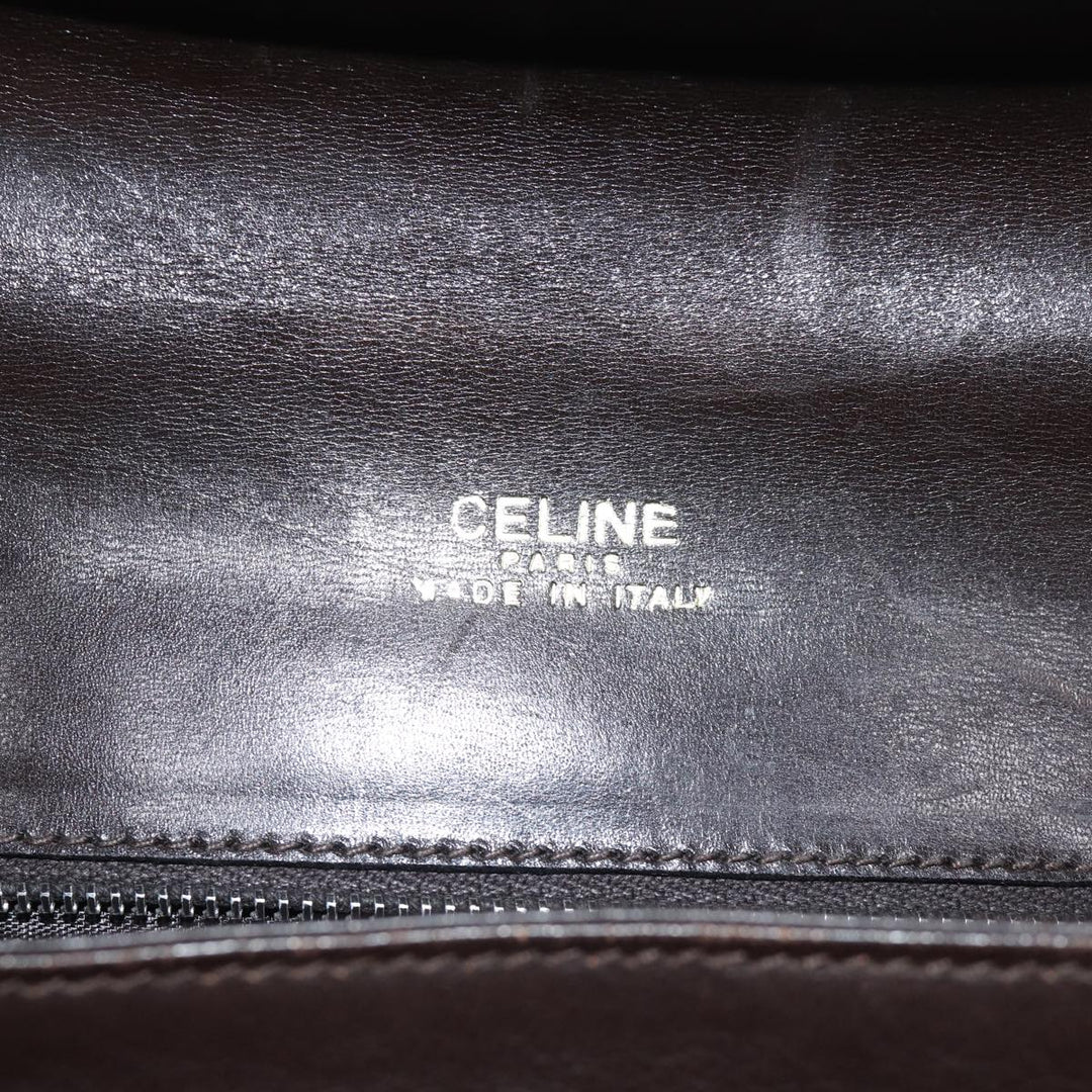 Celine Shoulder Bag Leather Brown  ar11623B