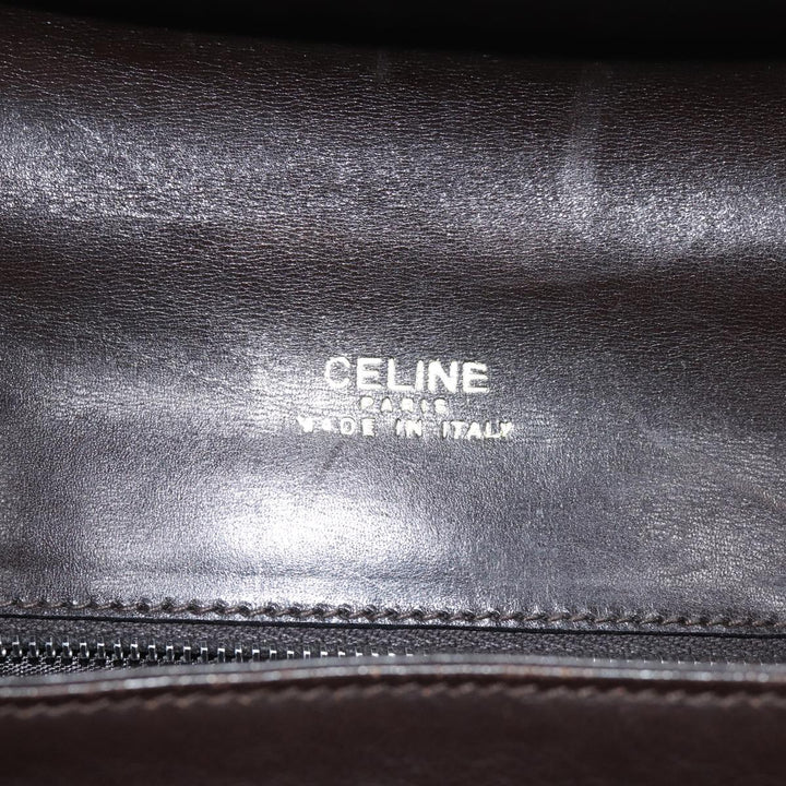 Celine Shoulder Bag Leather Brown  ar11623B