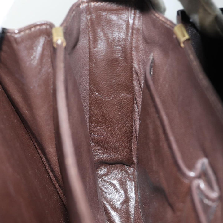 Celine Shoulder Bag Leather Brown  ar11623B