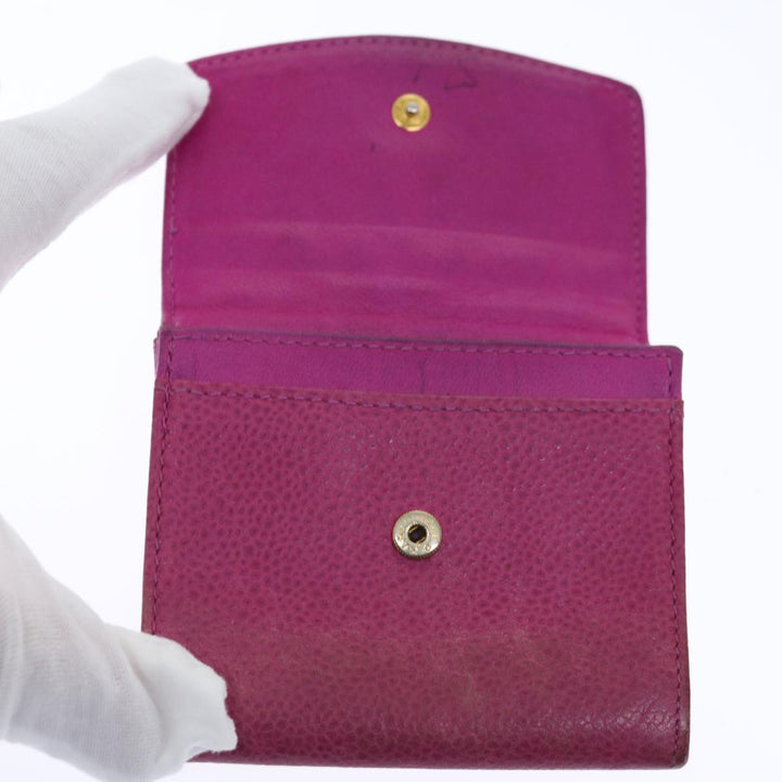 Top Quality Chanel COCO Mark Coin Purse Caviar Skin Pink CC Auth ar11706