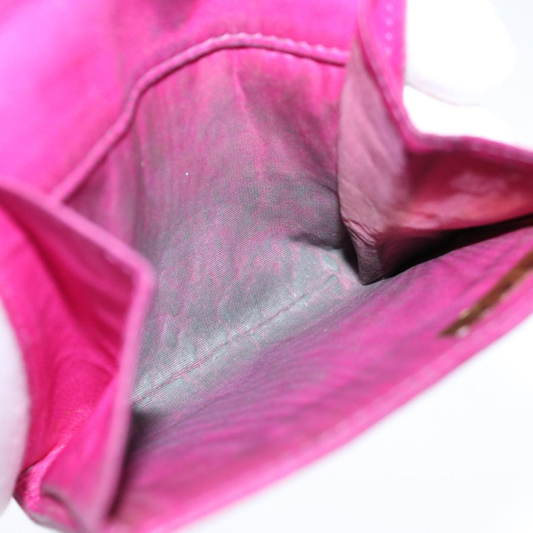 Top Quality Chanel COCO Mark Coin Purse Caviar Skin Pink CC Auth ar11706