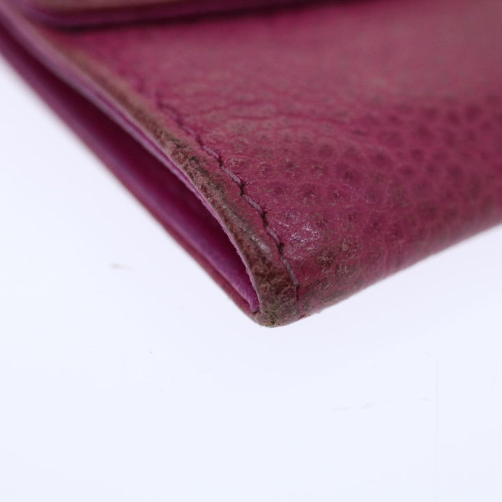 Top Quality Chanel COCO Mark Coin Purse Caviar Skin Pink CC Auth ar11706
