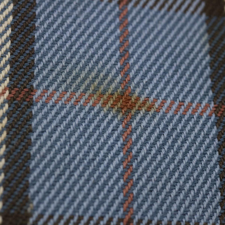 Burberry Nova Check Blue Label Hand Bag Canvas Blue Brown Auth ar11707