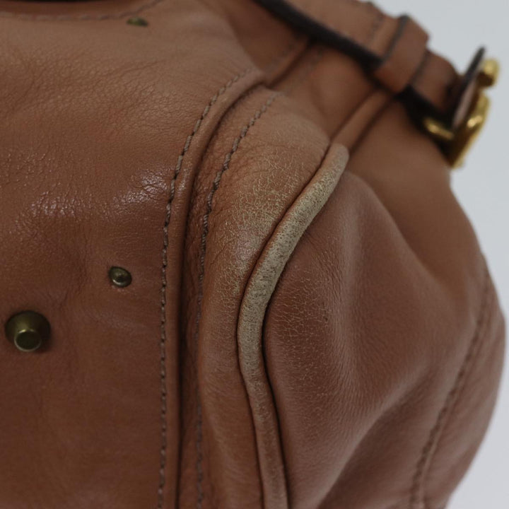 Chloe Paddington Hand Bag Leather Pink ar11748