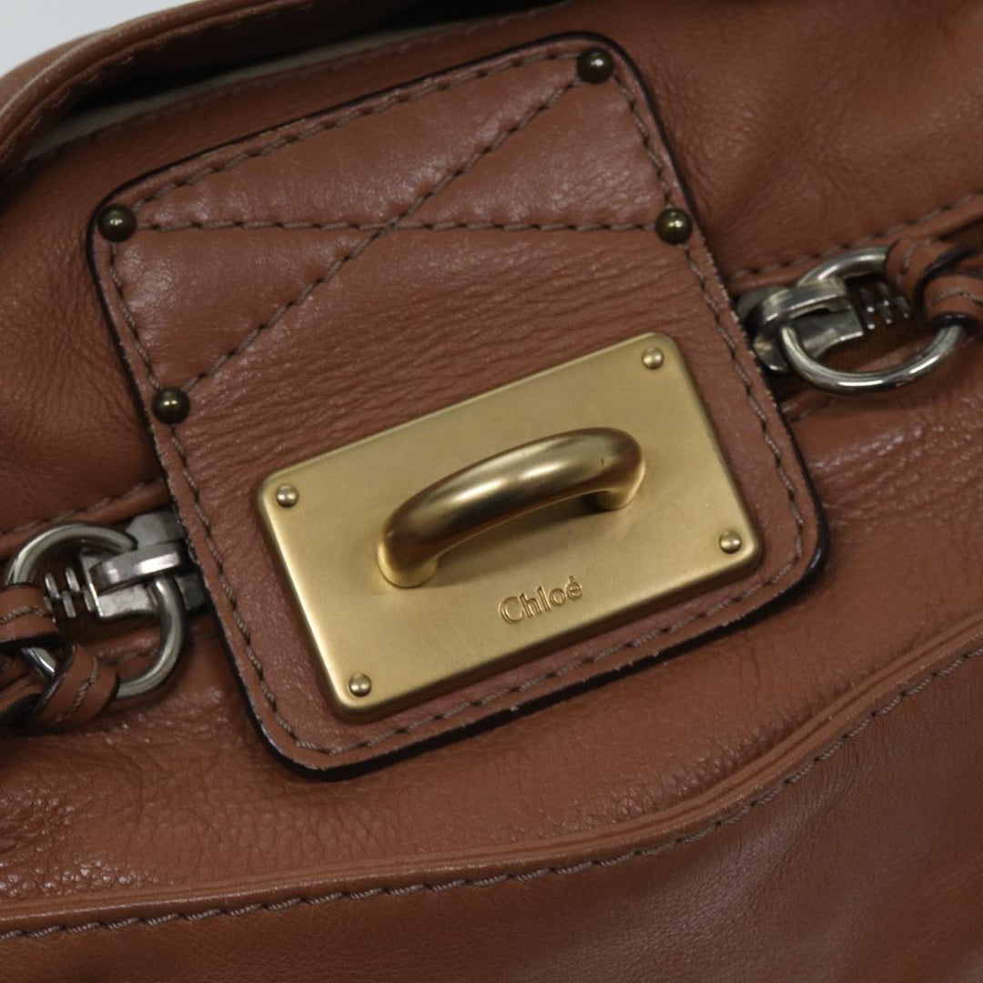 Chloe Paddington Hand Bag Leather Pink ar11748