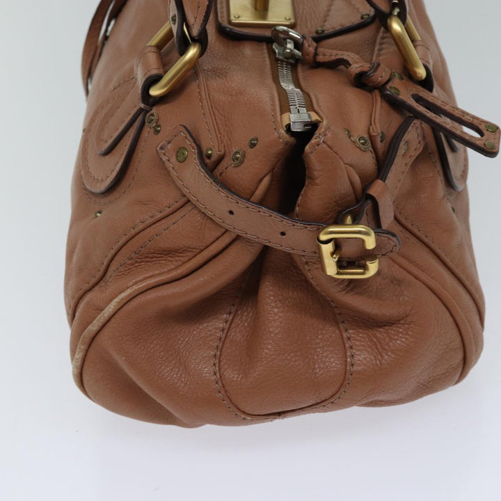 Chloe Paddington Hand Bag Leather Pink ar11748