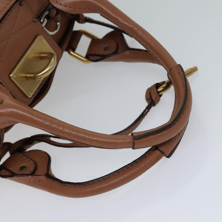 Chloe Paddington Hand Bag Leather Pink ar11748