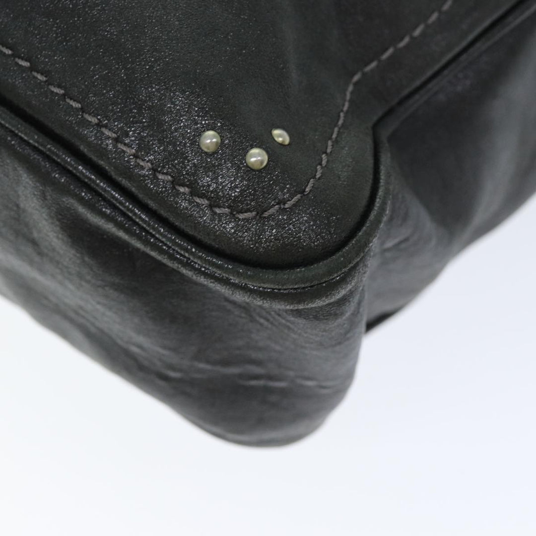 Chloe Shoulder Bag Leather Black ar11856