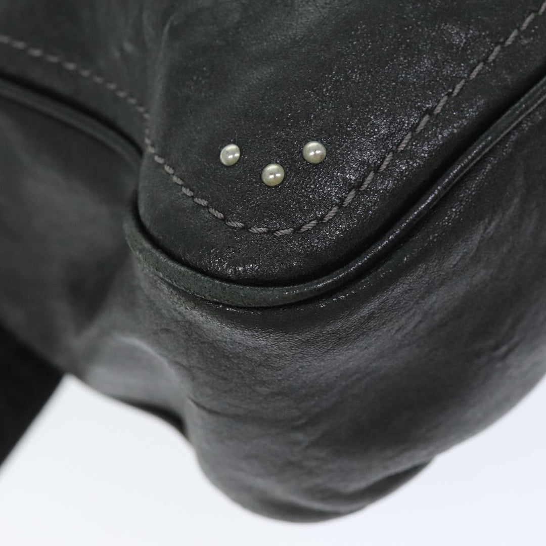 Chloe Shoulder Bag Leather Black ar11856
