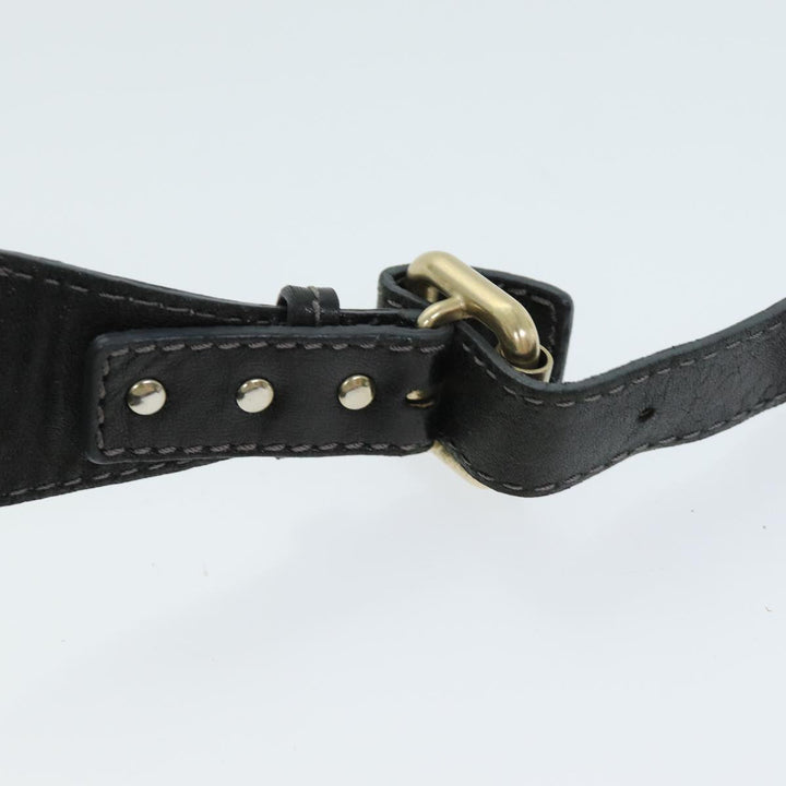 Chloe Shoulder Bag Leather Black ar11856