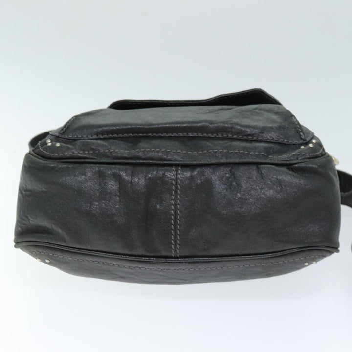 Chloe Shoulder Bag Leather Black ar11856