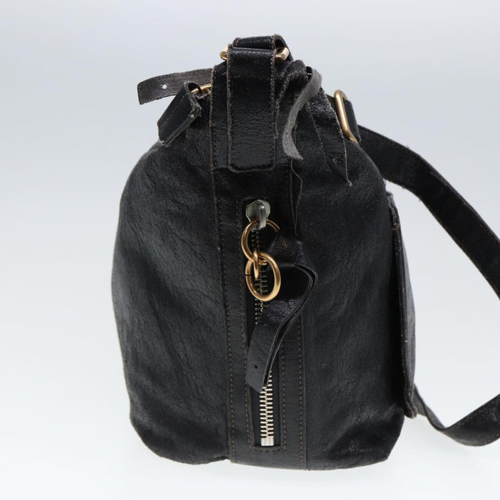Chloe Hand Bag Leather 3Set Black Brown ar11886