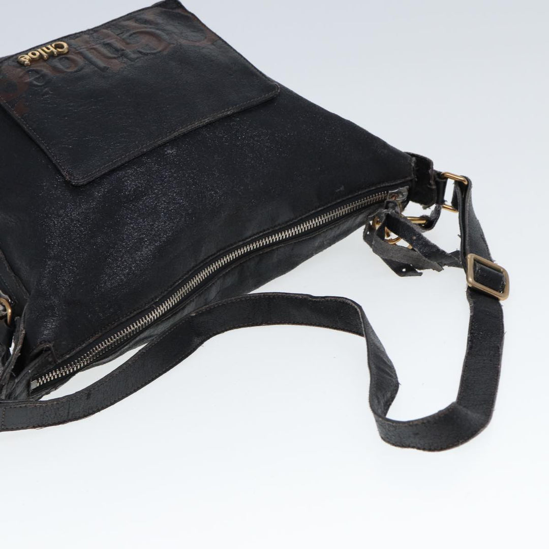 Chloe Hand Bag Leather 3Set Black Brown ar11886