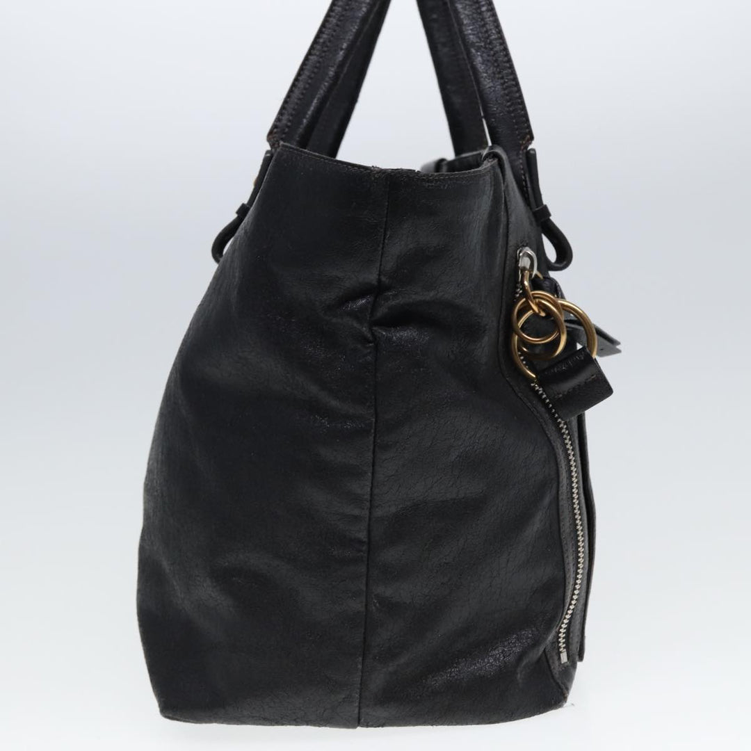 Chloe Hand Bag Leather 3Set Black Brown ar11886
