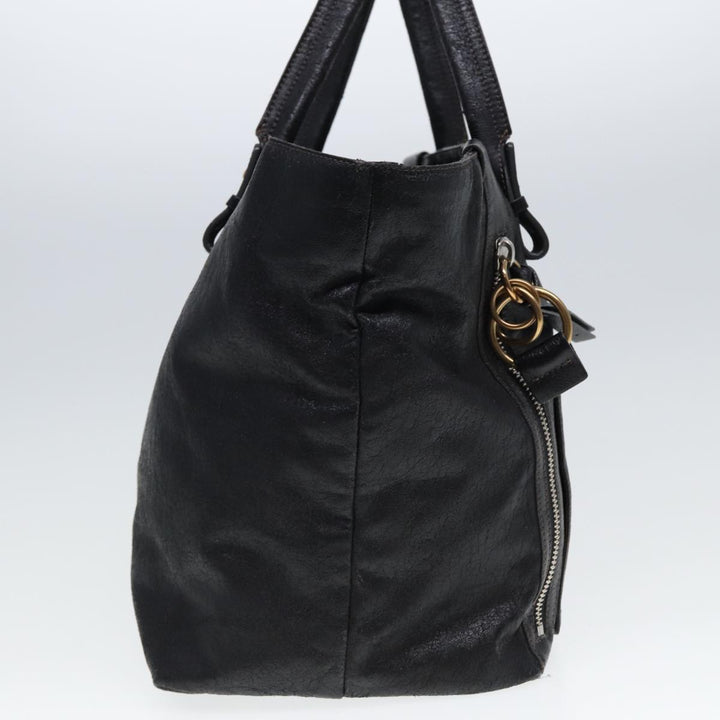 Chloe Hand Bag Leather 3Set Black Brown ar11886