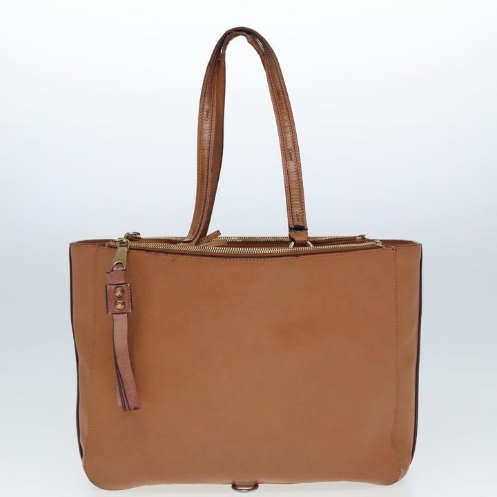 Chloe Hand Bag Leather 3Set Black Brown ar11886