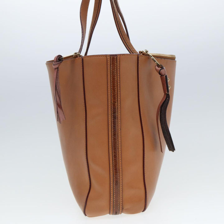 Chloe Hand Bag Leather 3Set Black Brown ar11886