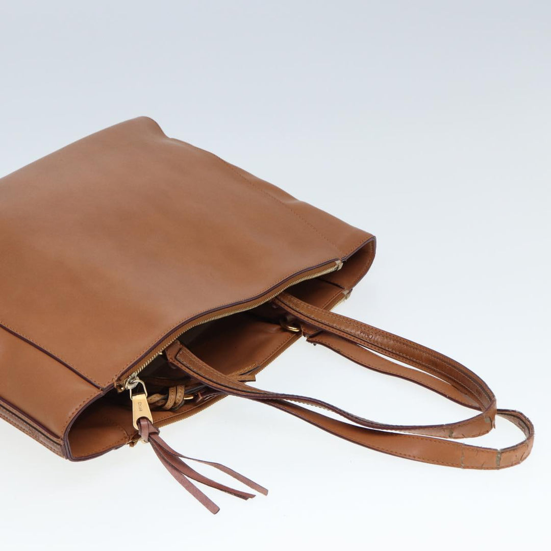 Chloe Hand Bag Leather 3Set Black Brown ar11886