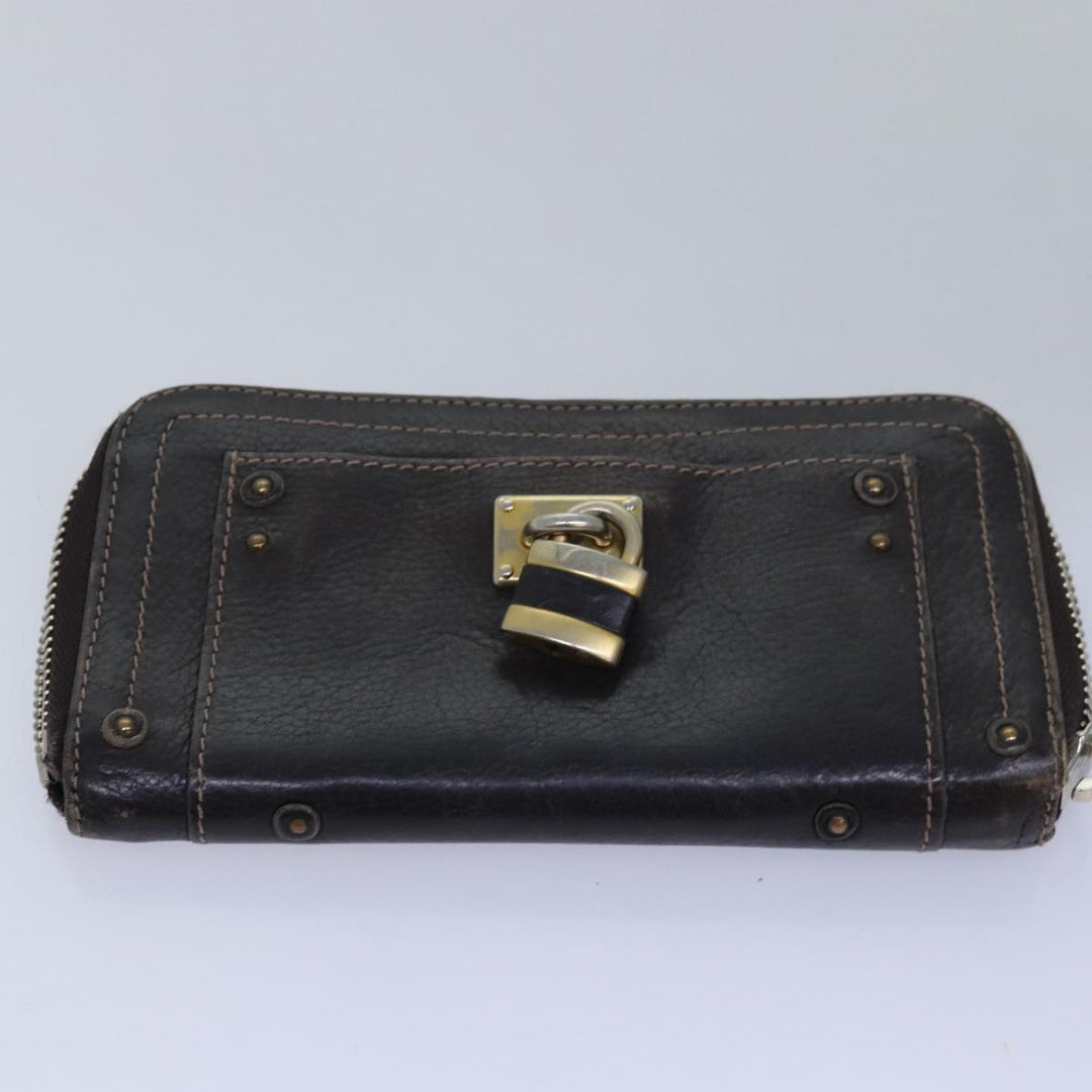 Chloe Wallet Leather 7Set Black Pink beige ar11900