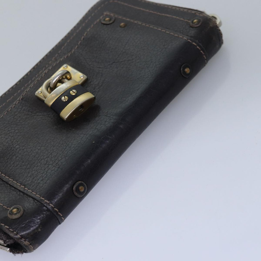 Chloe Wallet Leather 7Set Black Pink beige ar11900
