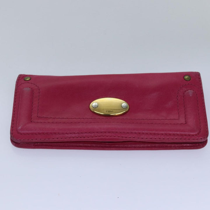 Chloe Wallet Leather 7Set Black Pink beige ar11900