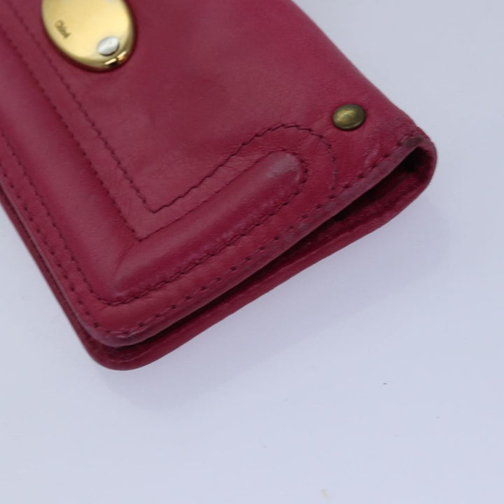 Chloe Wallet Leather 7Set Black Pink beige ar11900