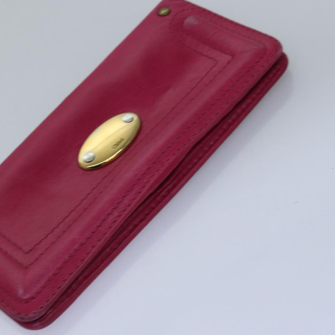 Chloe Wallet Leather 7Set Black Pink beige ar11900