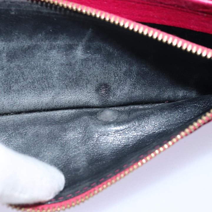 Chloe Wallet Leather 7Set Black Pink beige ar11900