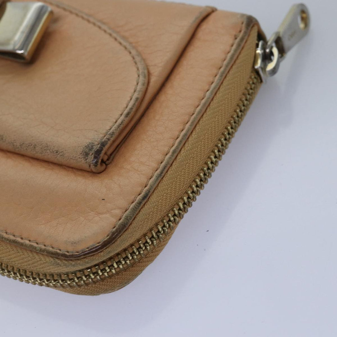 Chloe Wallet Leather 7Set Black Pink beige ar11900