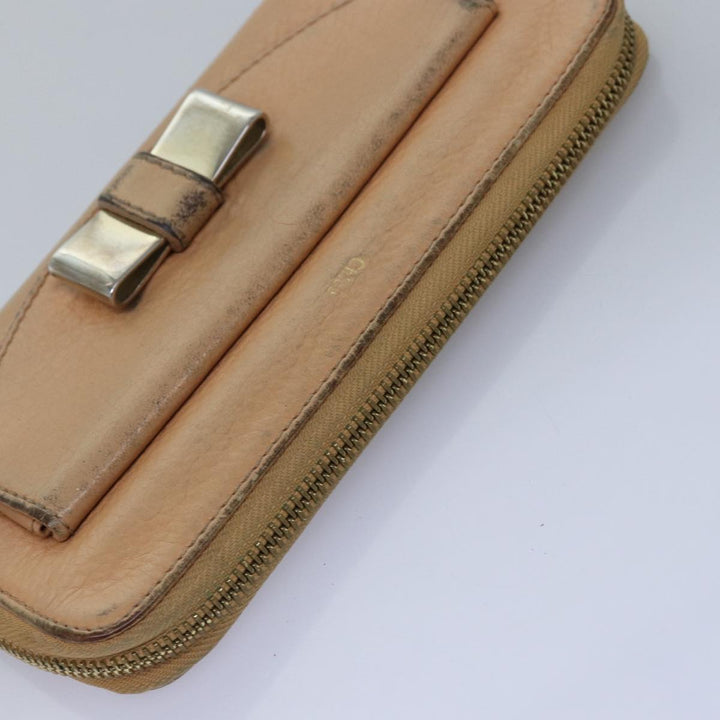 Chloe Wallet Leather 7Set Black Pink beige ar11900