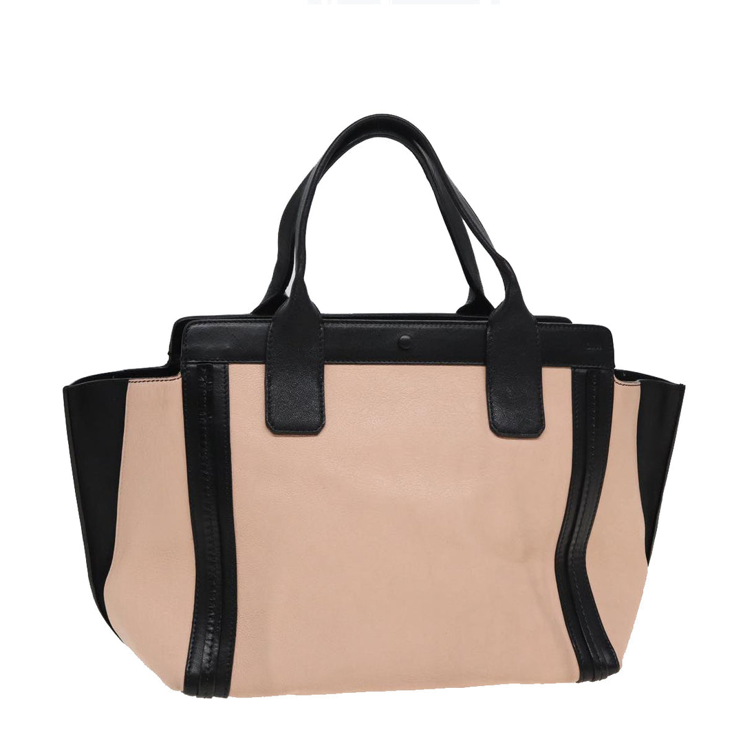 Chloe Tote Bag Leather Beige ar12036