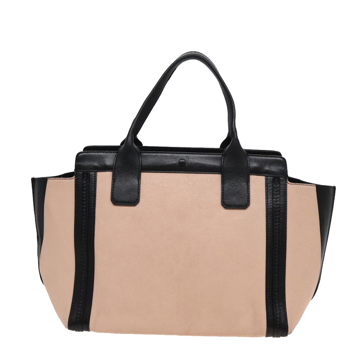 Chloe Tote Bag Leather Beige ar12036