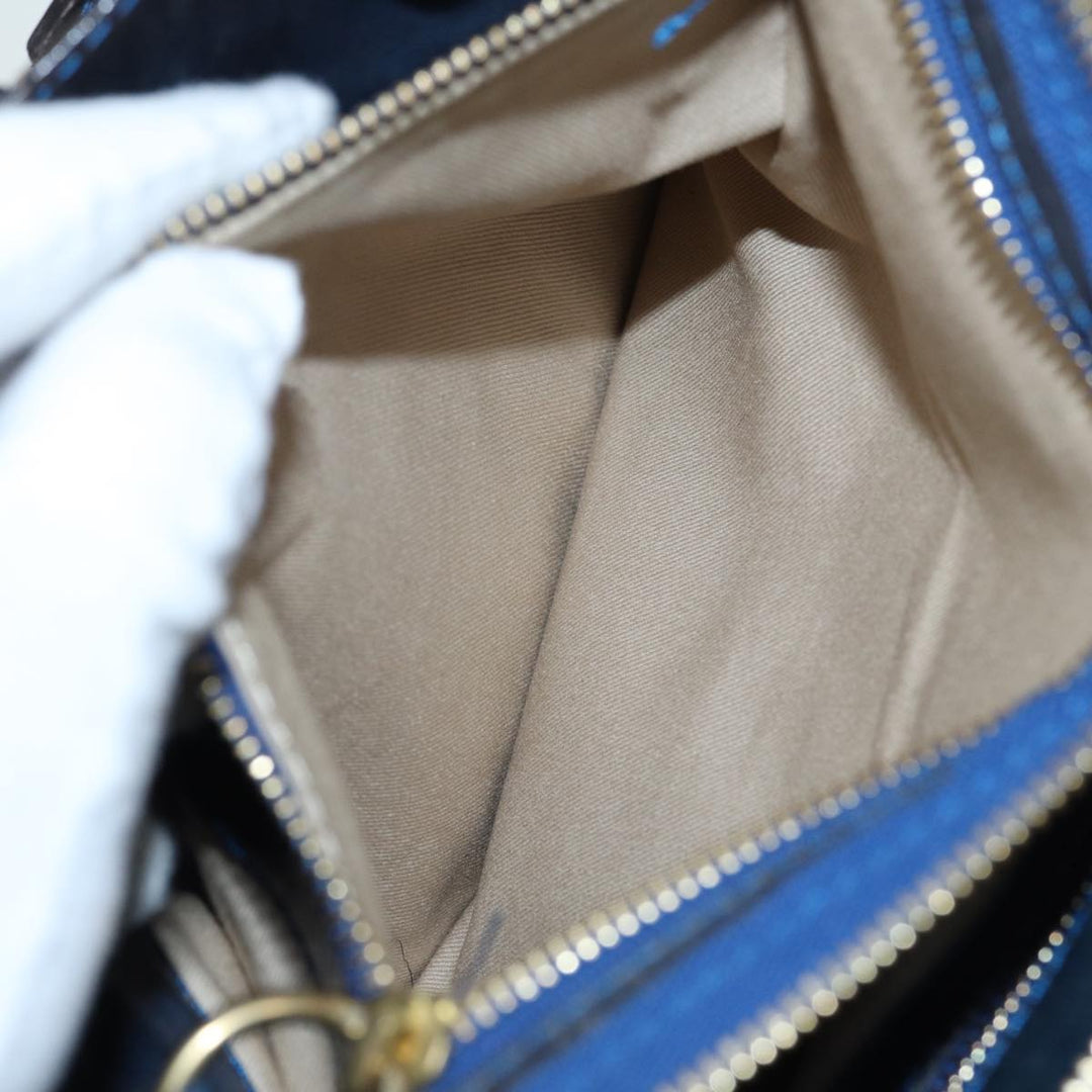 Chloe Hand Bag Leather Navy ar12061