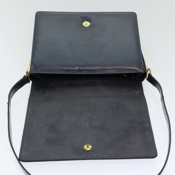 Celine C Sulky Shoulder Bag Canvas Navy Auth ar12162