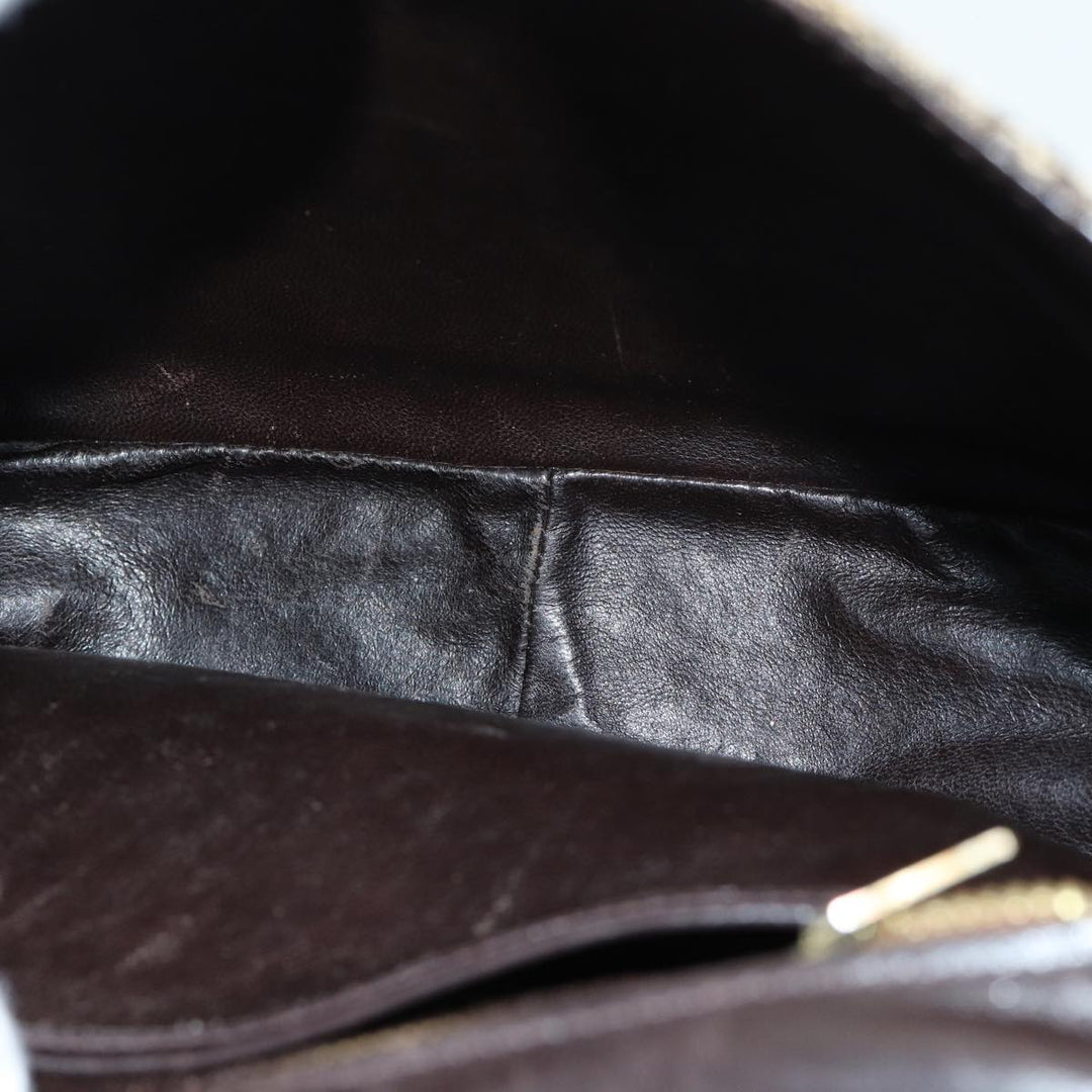 Top Quality Celine C Sulky Shoulder Bag Canvas Beige Auth ar12163