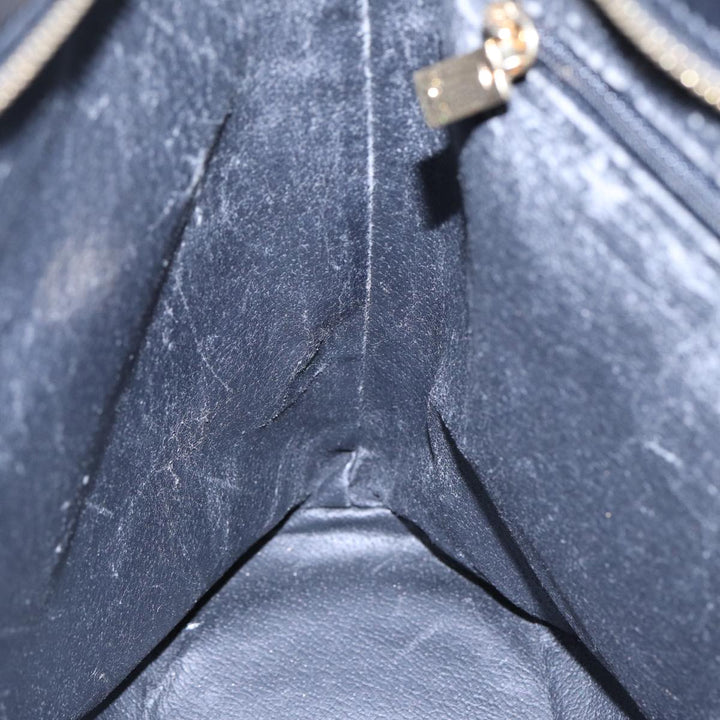 Celine Macadam Canvas Tote Bag PVC Black Auth ar12226