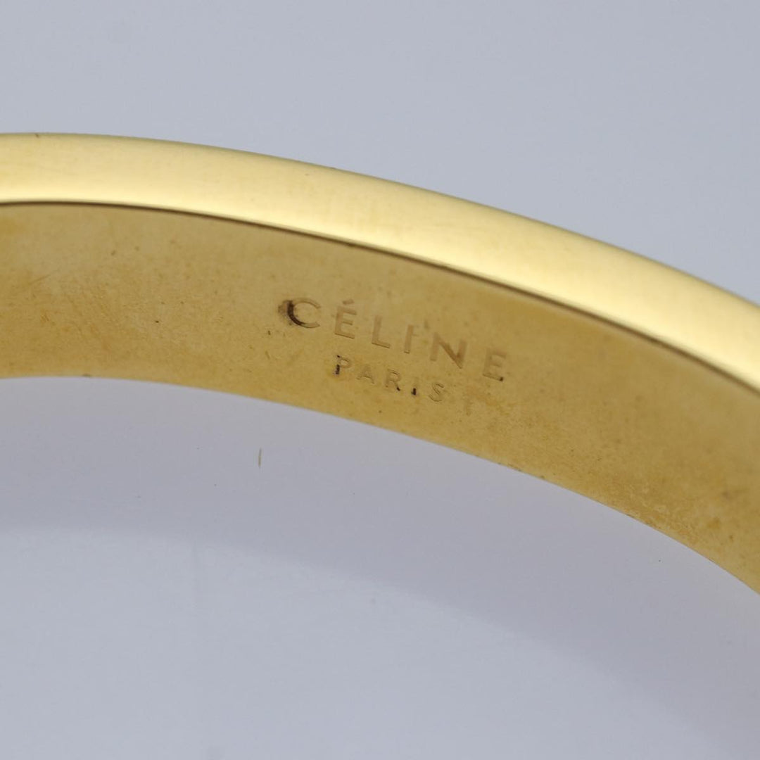 Celine Bracelet metal Gold Auth ar12232