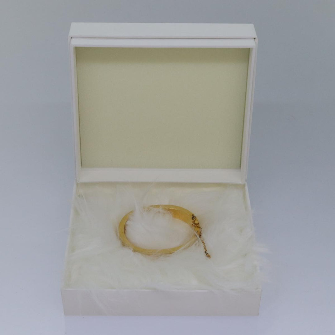 Celine Bracelet metal Gold Auth ar12232
