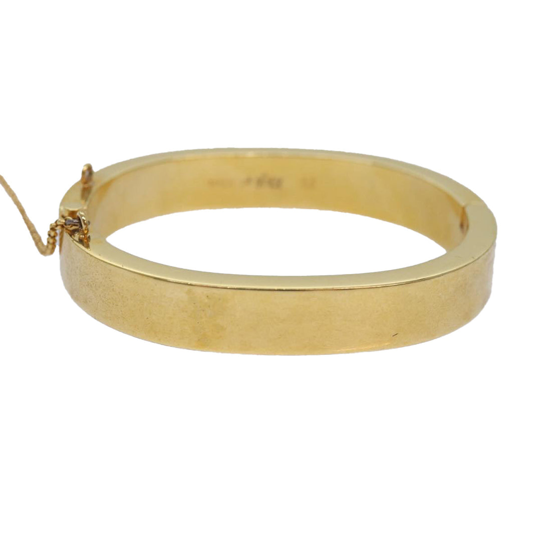 Celine Bracelet metal Gold Auth ar12232