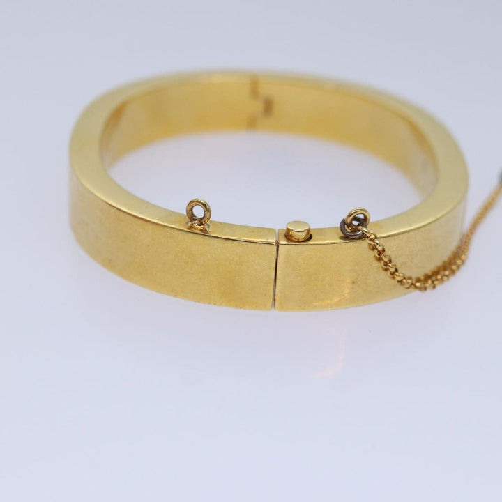 Celine Bracelet metal Gold Auth ar12232