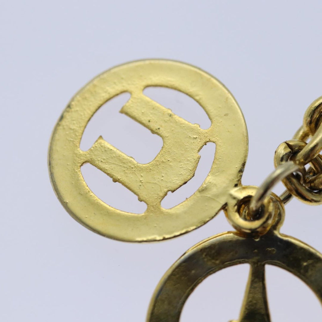 Celine Necklace metal Gold Auth ar12236